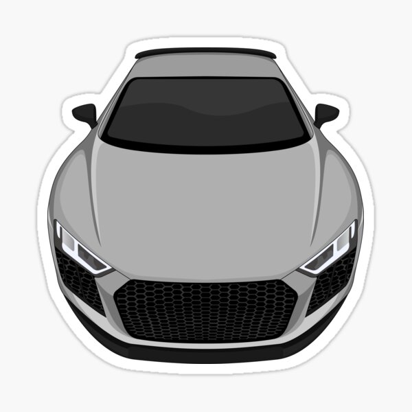 R8 (Grey) Sticker for Sale by VenZolic