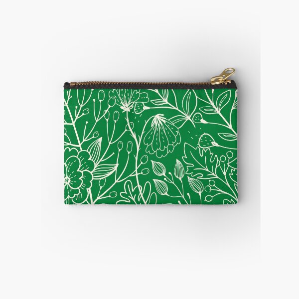Item preview, Green and White Flowers Pattern designed and sold by MariesDesigns11.
