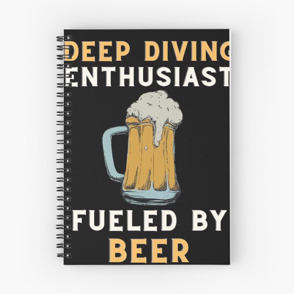Item preview, deep diving enthusiast beer designed and sold by SnowballStep.