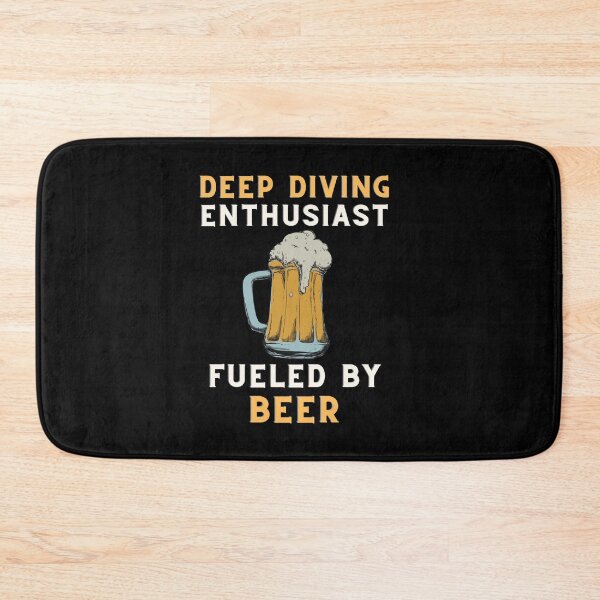Item preview, deep diving enthusiast beer designed and sold by SnowballStep.