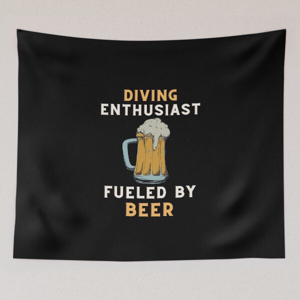 Item preview, diving enthusiast beer designed and sold by SnowballStep.