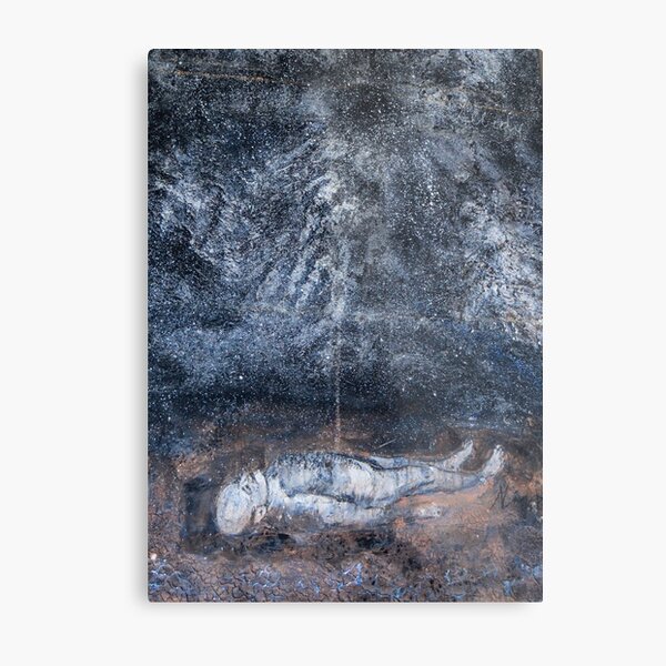 Anselm Kiefer at the Louvre Museum, Galaxy and Self Metal Print