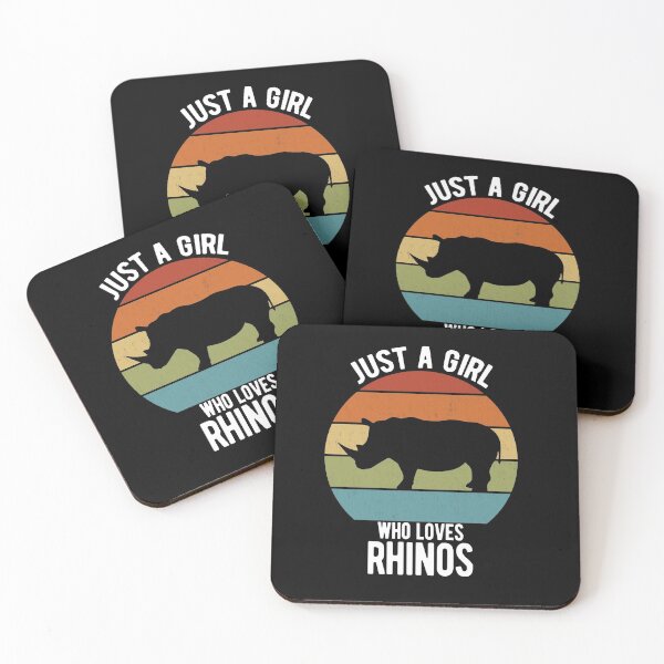 Item preview, Just A Girl Who Loves Rhinos Rhinoceros Gifts  designed and sold by tempotats.