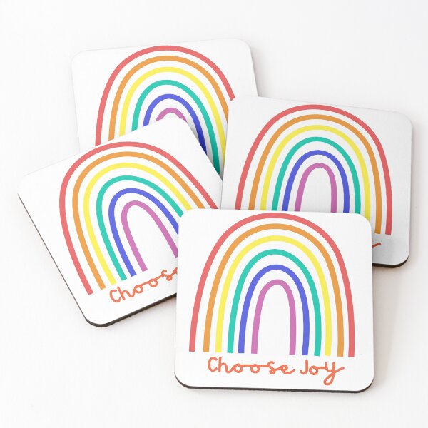 Item preview, Choose Joy, Choose Love, Choose Happiness, See the Rainbow. Motivational and Inspirational Quote. designed and sold by That Cheeky Tee.
