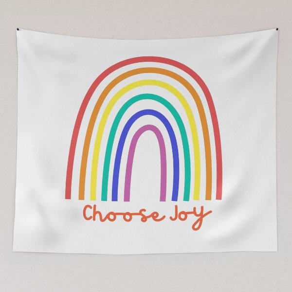 Item preview, Choose Joy, Choose Love, Choose Happiness, See the Rainbow. Motivational and Inspirational Quote. designed and sold by That Cheeky Tee.