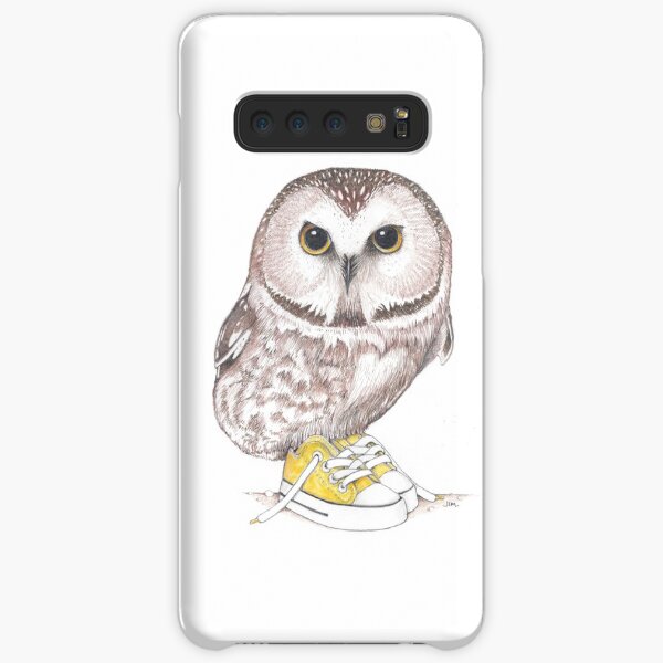 Saw-Whet owl in low tops Samsung Galaxy Snap Case