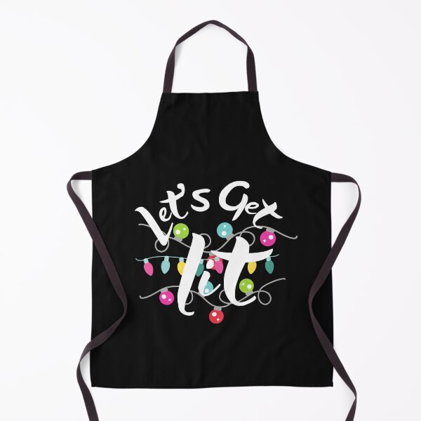 Item preview, let's get lit, christmas lights, merry christmas, getting lit at christmas, christmas gitt for mom, designed and sold by prteacool.