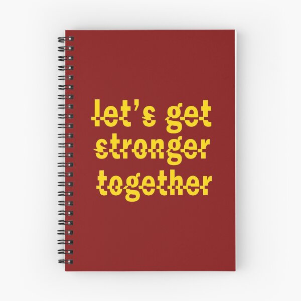 Item preview,  LET'S GET STRONGER TOGETHER INSPIRATIONAL QUOTE designed and sold by OneChange.