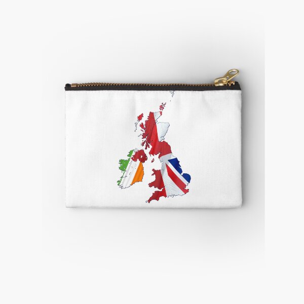 Item preview, BRITISH ISLES MAP AND FLAGS designed and sold by Madjack Tees Kiwi SuperStore.