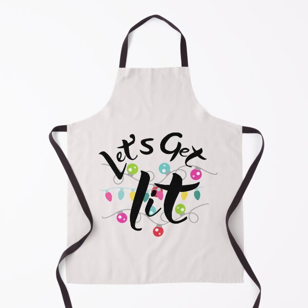 Item preview, let's get lit, christmas lights, merry christmas, getting lit at christmas, christmas gitt for mom, designed and sold by prteacool.