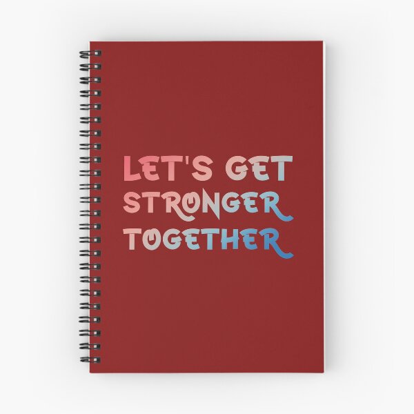 Item preview, LET'S GET STRONGER TOGETHER  INSPIRATIONAL QUOTE designed and sold by OneChange.