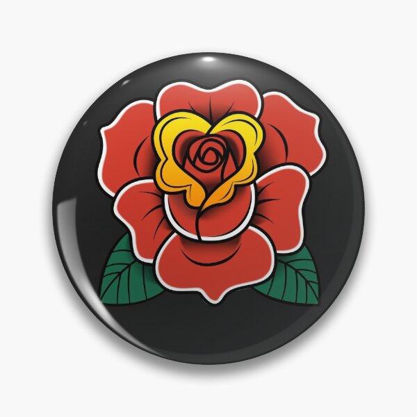 Item preview, Red Rose Tattoo designed and sold by Genius Palm.