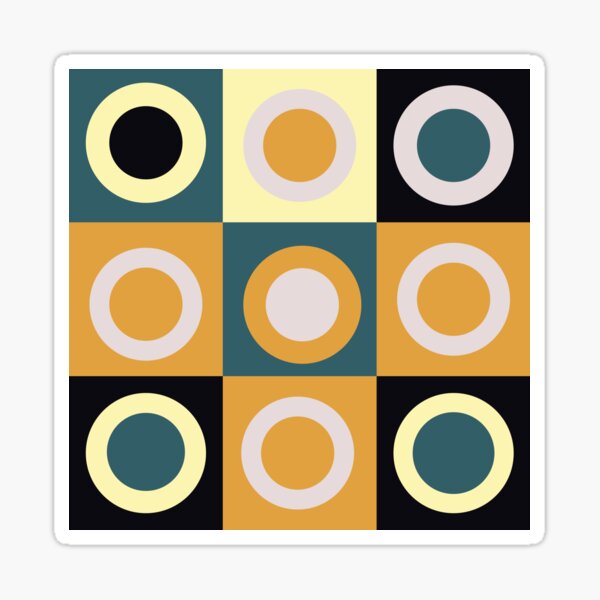 Abstract Sticker