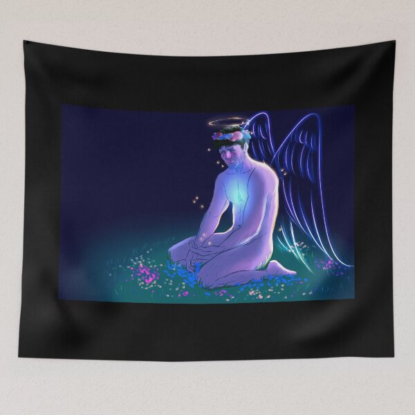 Item preview, a wild angel appears designed and sold by caswatchesoveru.