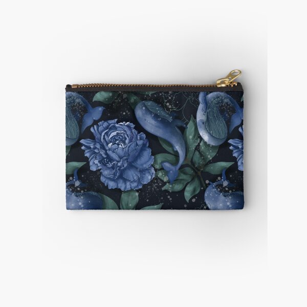 Item preview, Pattern illustration blue whale and peony’s designed and sold by Dobrix.