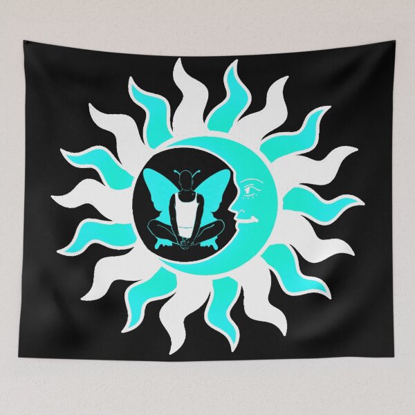Item preview,  Butterfly Yoga Pose With Moon And Sun  designed and sold by TeesFashion.