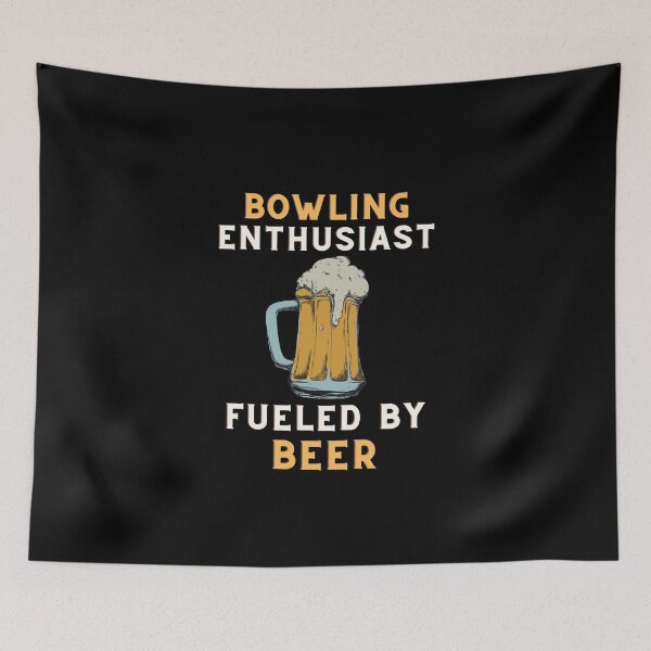 Item preview, bowling enthusiast beer designed and sold by SnowballStep.