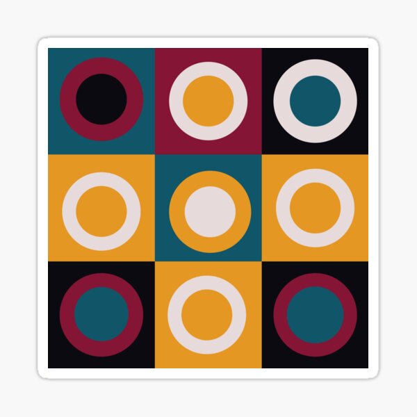 abstract Sticker