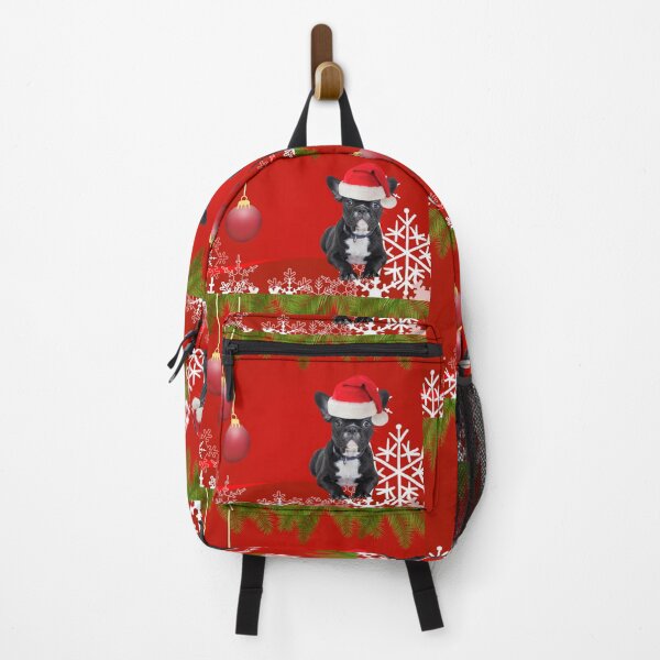 Item preview, Blue French Bulldog Christmas designed and sold by FunShirtDesigns.