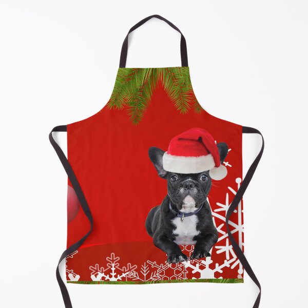 Item preview, Blue French Bulldog Christmas designed and sold by FunShirtDesigns.
