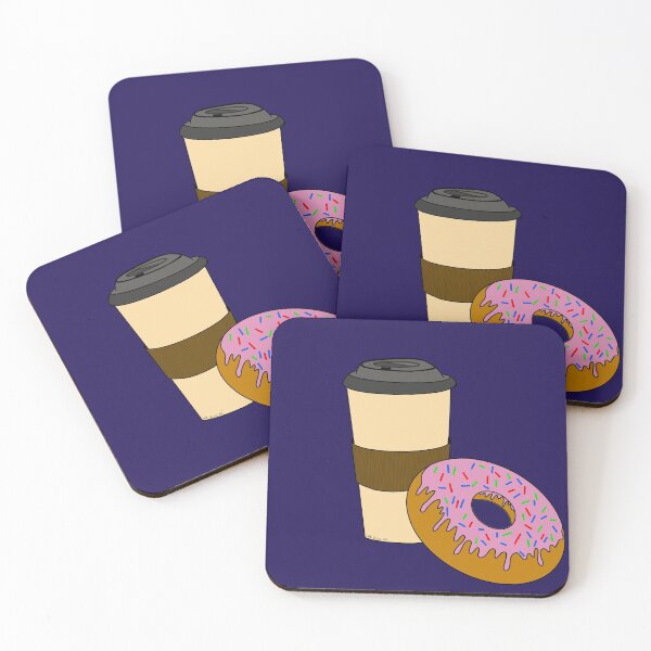 Item preview, Coffee and a donut  designed and sold by IzzeMK.