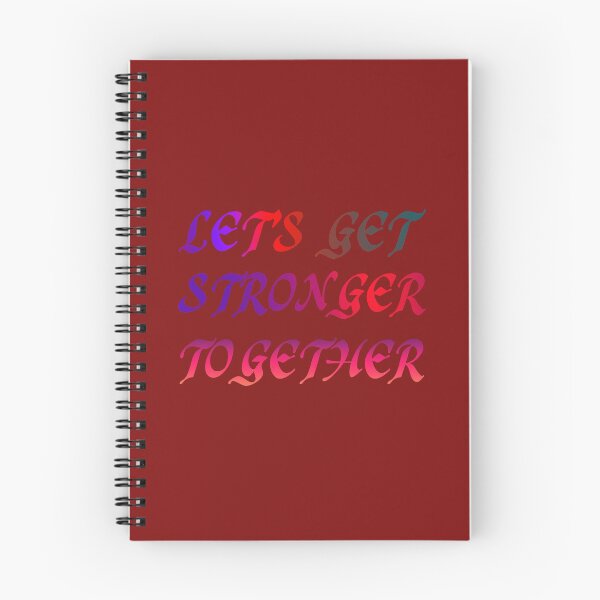 Item preview, LET'S GET STRONGER TOGETHER INSPIRATIONAL QUOTE designed and sold by OneChange.