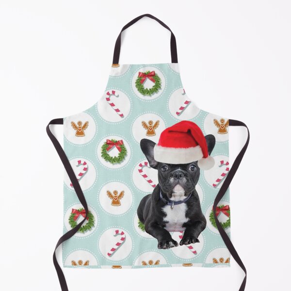 Item preview, Blue French Bulldog Christmas Candy Canes designed and sold by FunShirtDesigns.