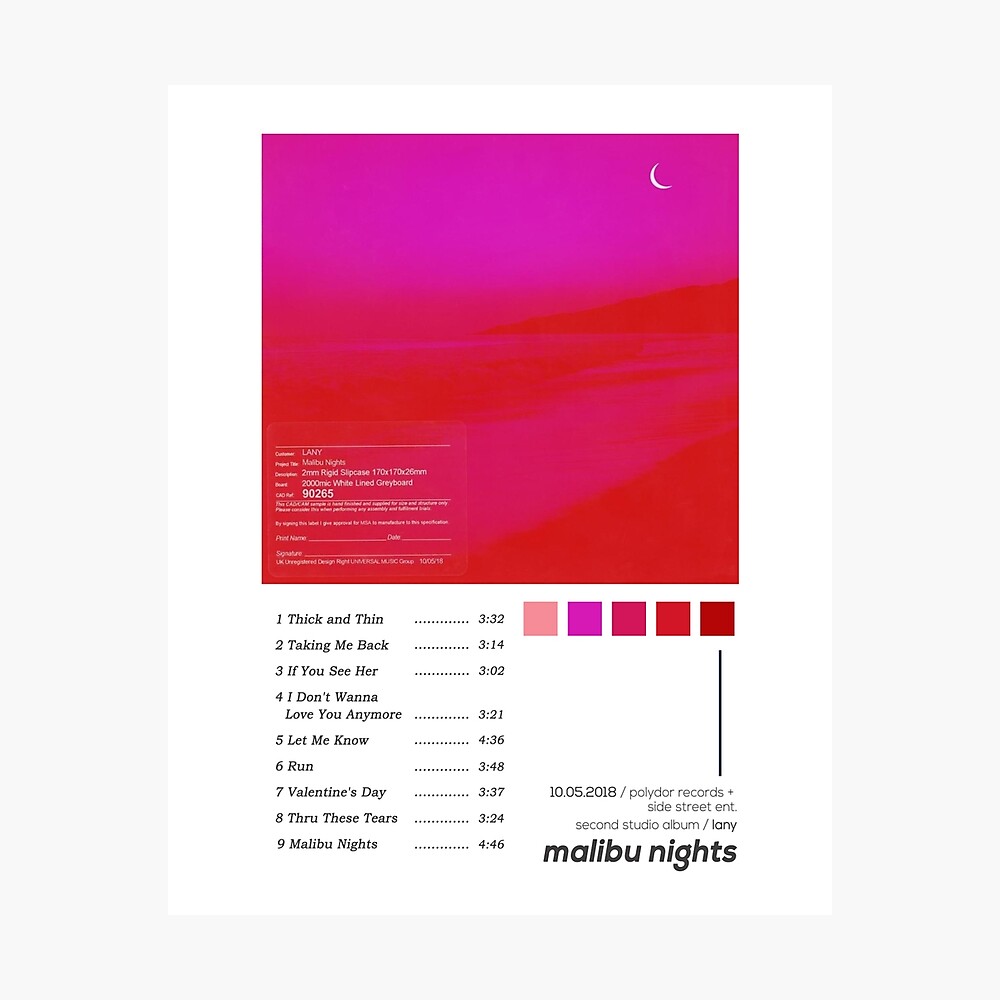 lany malibu nights album art