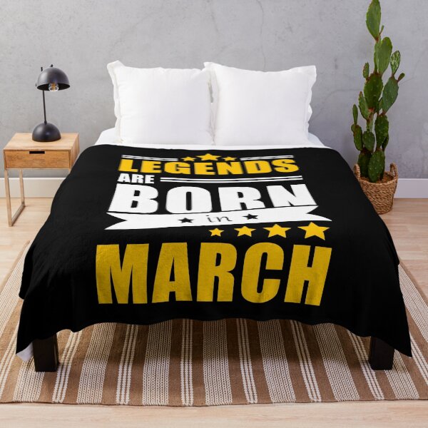Item preview, Legends are Born in March Birthday Gift Idea designed and sold by FreedomTree.