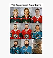 The Evolution of Brent Burns Photographic Print
