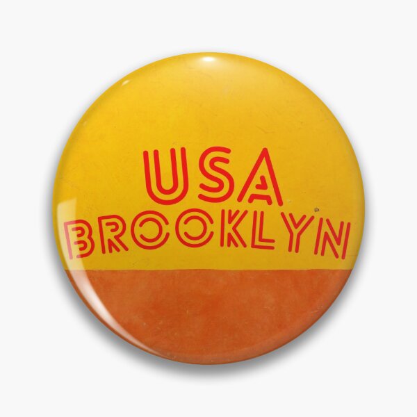 Item preview, Usa Brooklyn Yellow And Orange Wall designed and sold by EmotionArt.