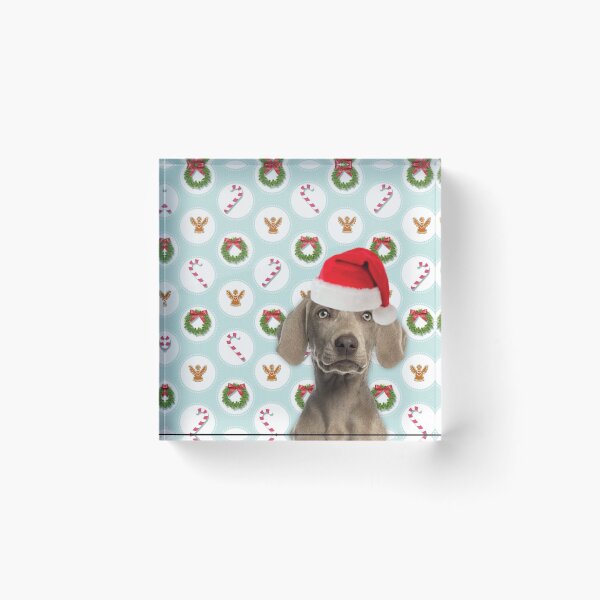 Item preview, Weimaraner Christmas designed and sold by FunShirtDesigns.