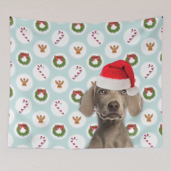 Item preview, Weimaraner Christmas designed and sold by FunShirtDesigns.