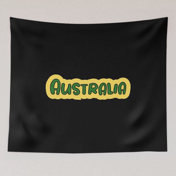 Item preview, Australia Word Typography designed and sold by LoveLifeRandom.