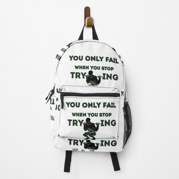 Item preview, YOU ONLY FAIL WHEN YOU STOP TRYiNG designed and sold by Trendora Studio.