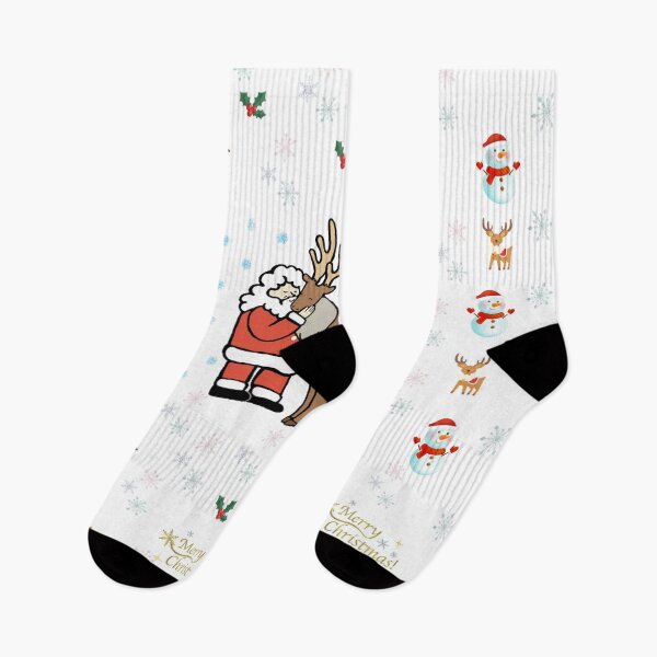 Item preview, Santa and Reindeer designed and sold by Poetic Patterns Studio.
