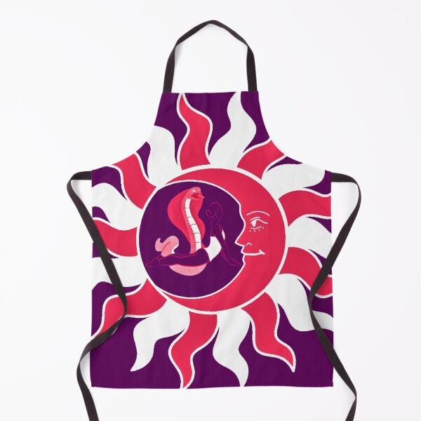Item preview, Snake Yoga Pose With Moon And Sun designed and sold by TeesFashion.