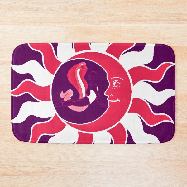 Item preview,  Snake Yoga Pose With Moon And Sun  designed and sold by TeesFashion.