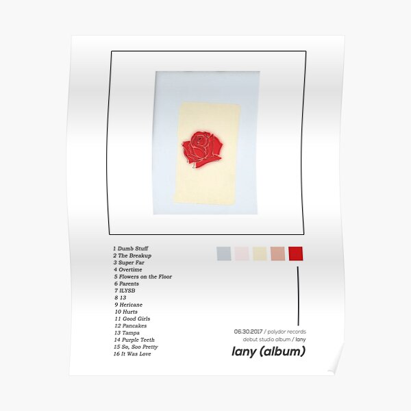 LANY Lany Album Cover Poster Poster