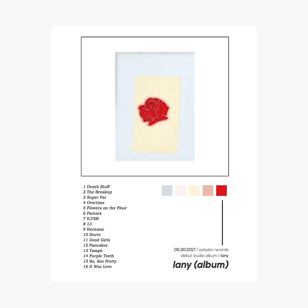 LANY Album CD Boxset with Zine, popular Stickers, and Postcard