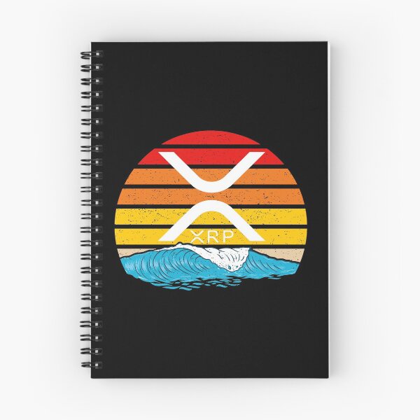 Item preview, Ripple XRP Ride the Wave Sunset Design designed and sold by Bitcoin-Fashion.