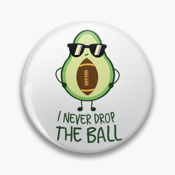 Item preview, Funny Kawaii Avocado Football Pun  designed and sold by champagnemoment.