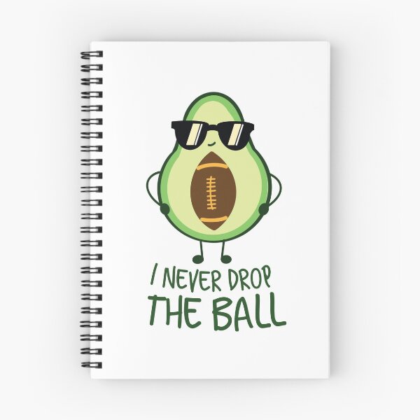 Item preview, Funny Kawaii Avocado Football Pun  designed and sold by champagnemoment.