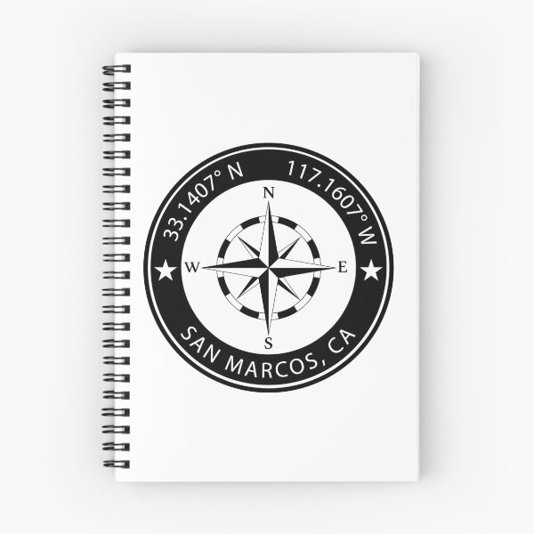 Item preview, San Marcos, California Geographical Coordinates designed and sold by TeeOhGraphics.