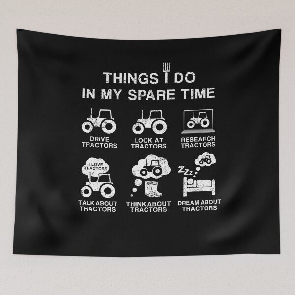 Item preview, THINGS I DO IN MY SPARE TIME FUNNY TRACTOR  DRIVER FARMERS LOVERS GIFT  designed and sold by pedrored369.