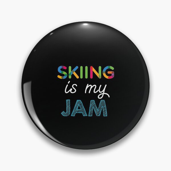 Item preview, Skiing is my Jam. Funny Skiing Design designed and sold by Custom365.