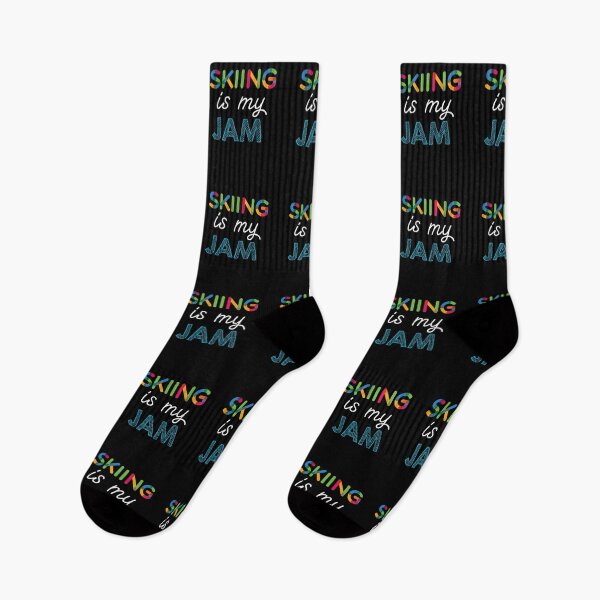Item preview, Skiing is my Jam. Funny Skiing Design designed and sold by Custom365.