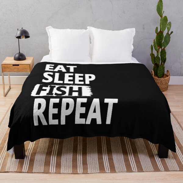 Item preview, Eat Sleep Fish Repeat designed and sold by Original Cheddar.