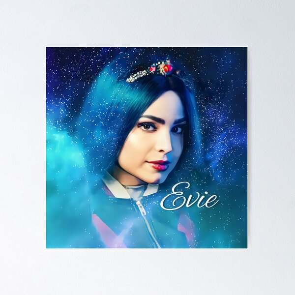 Vista previa del artículo con la obra «Evie Princesa Azul - Descendientes 3», diseñado y vendido por Arte Enchanted.