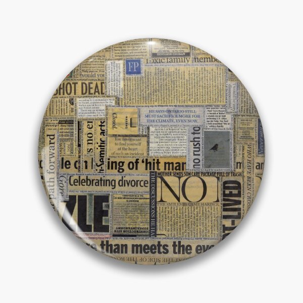 Item preview, Puzzle - a Collage of Newspaper clippings. designed and sold by Robert Link.